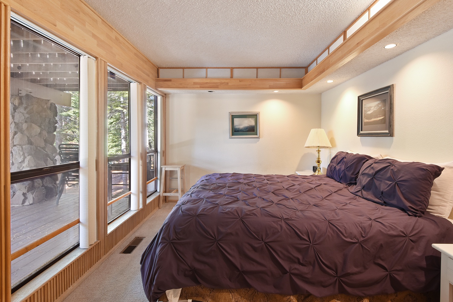 Bedroom 5 ground level with King bed