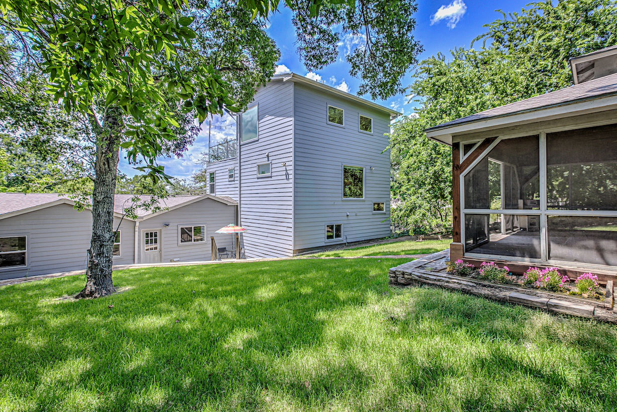 Step outside & enjoy the fresh air in the large back yard oasis