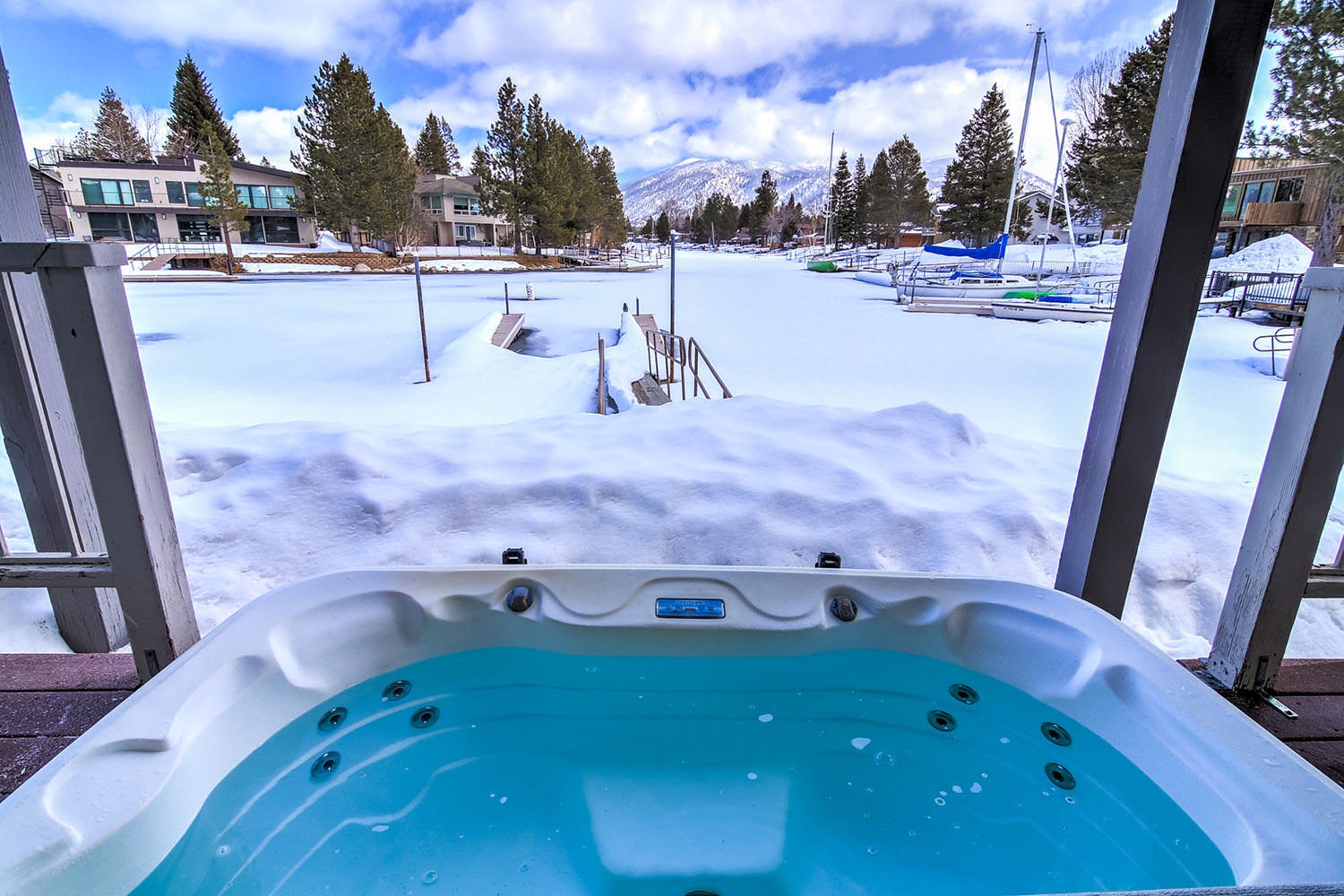 Hot Tub During Winter