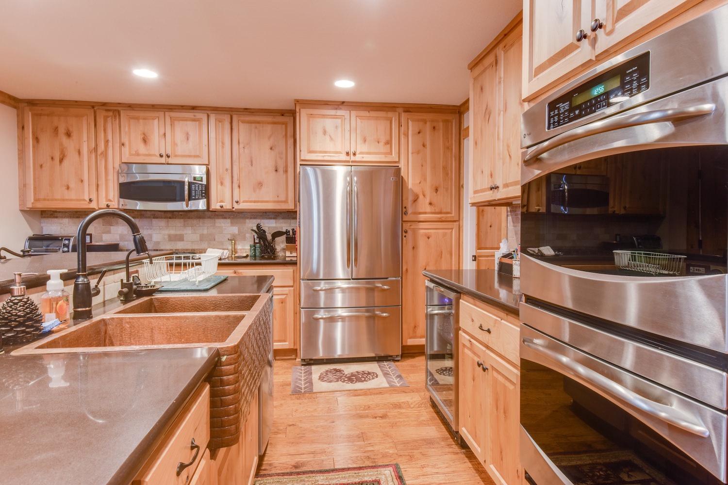 Full Kitchen with Stainless Steel Appliances
