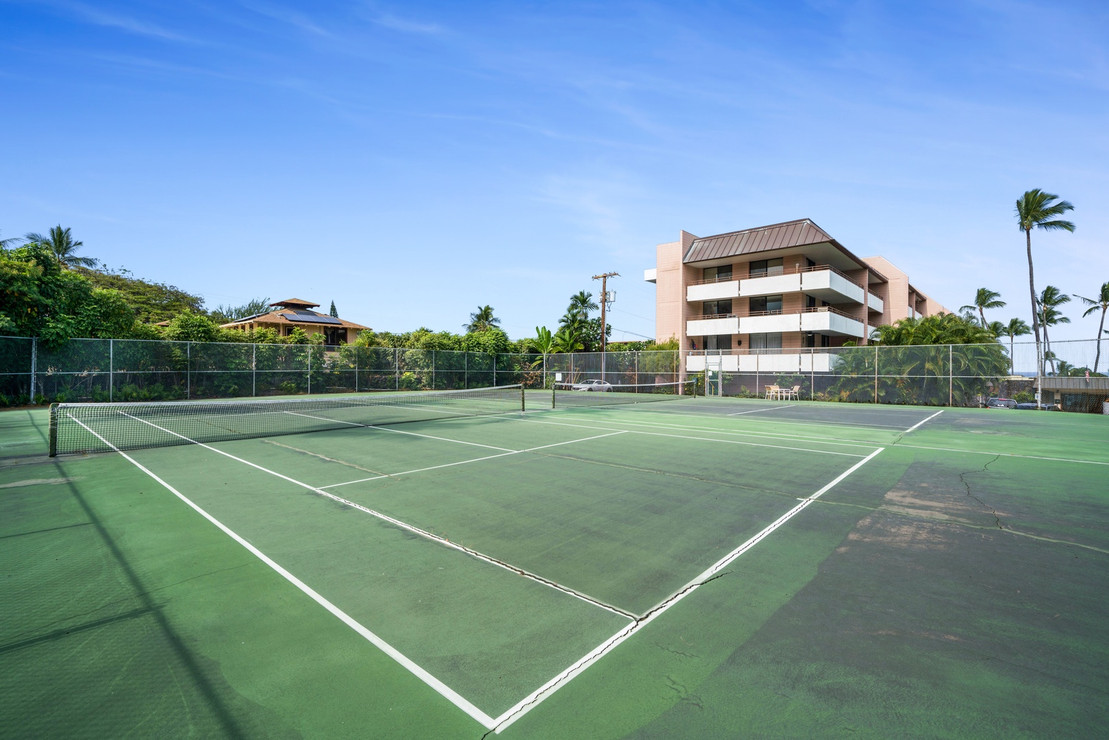 White Sands Village complex tennis court