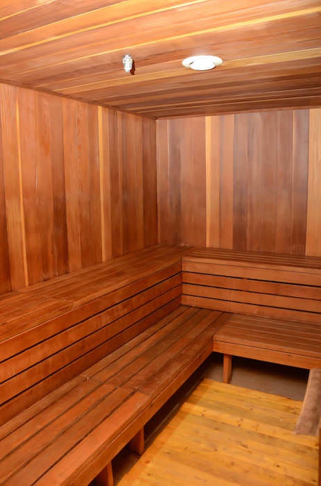 Wood sauna