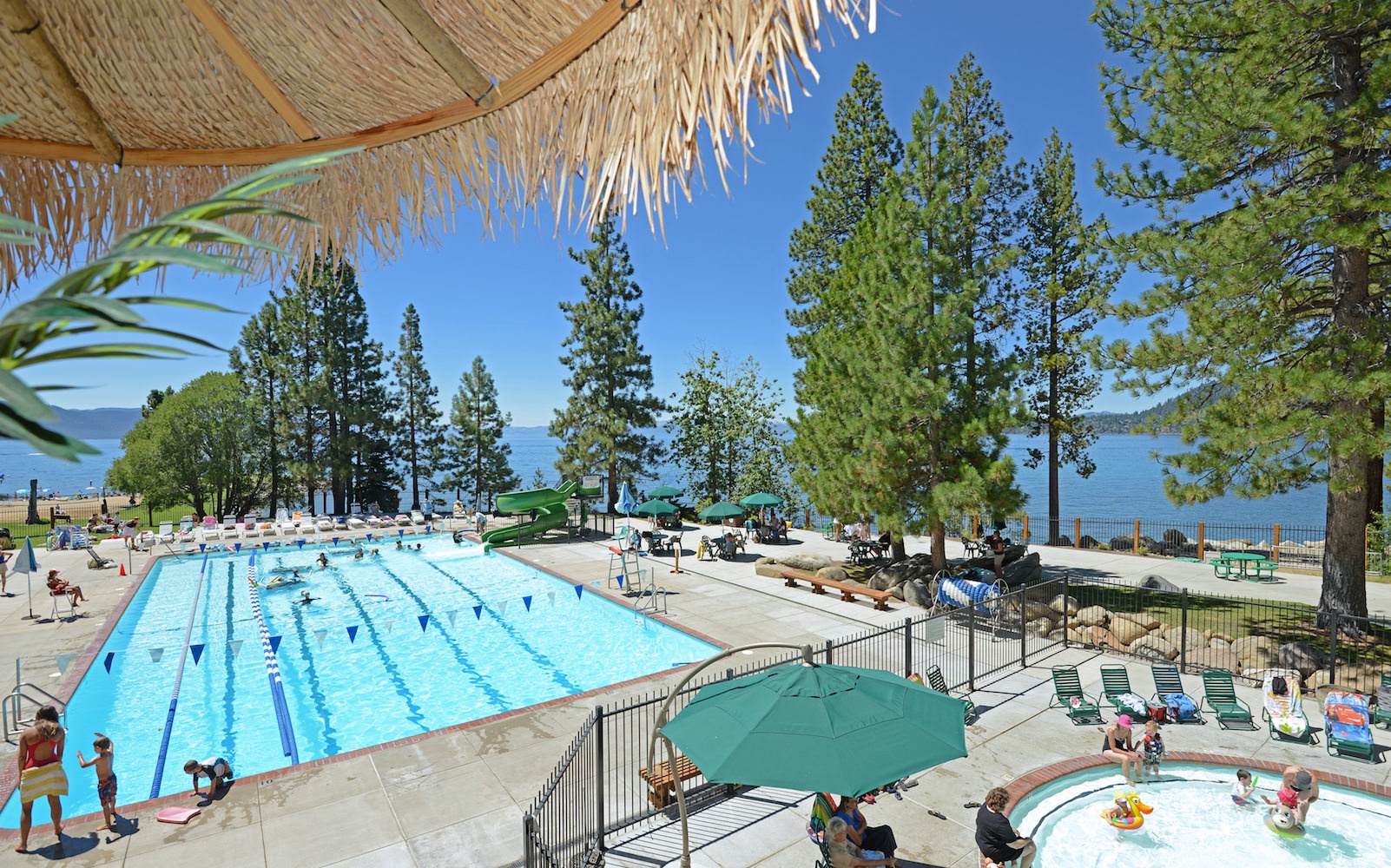 Incline Village HOA lakefront swimming pool