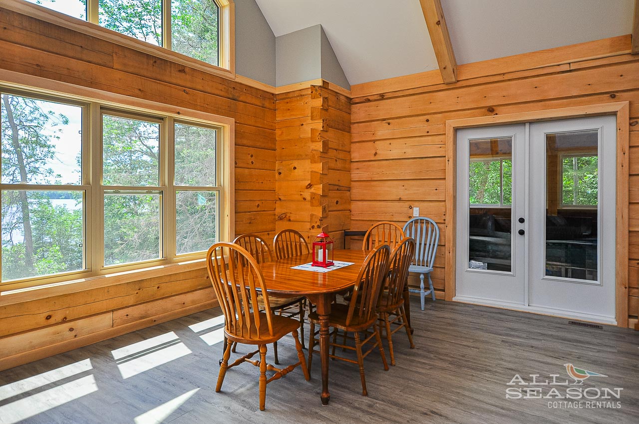 Flagstone_Dining with view to sunroom door