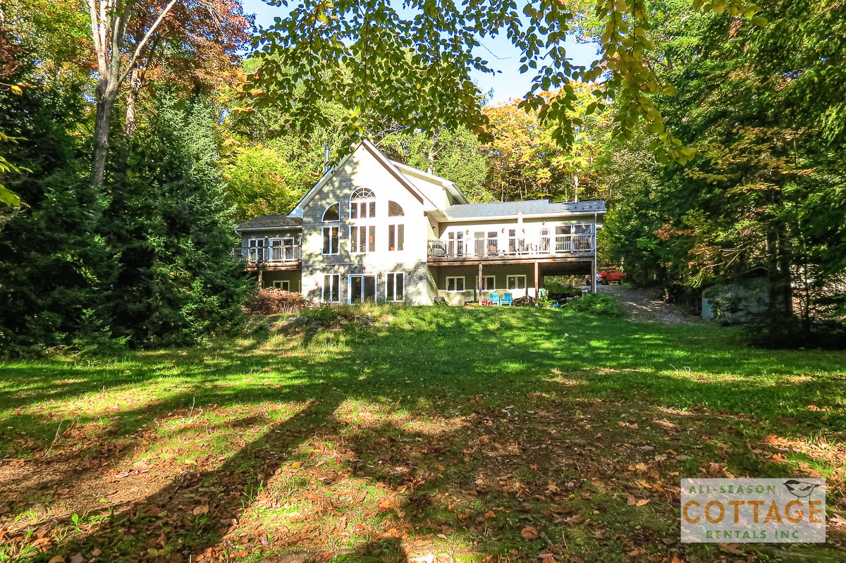Lake side of cottage