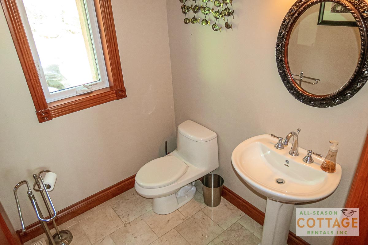 Main floor powder room