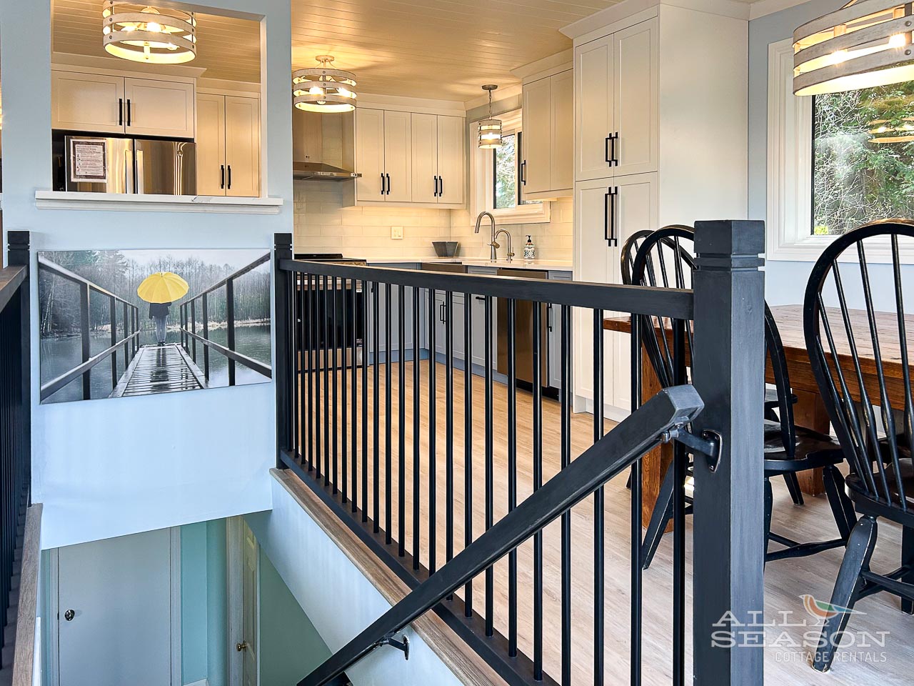 Gather in this elegant open kitchen where modern convenience meets warm design. Prepare meals with premium appliances while staying connected to loved ones.