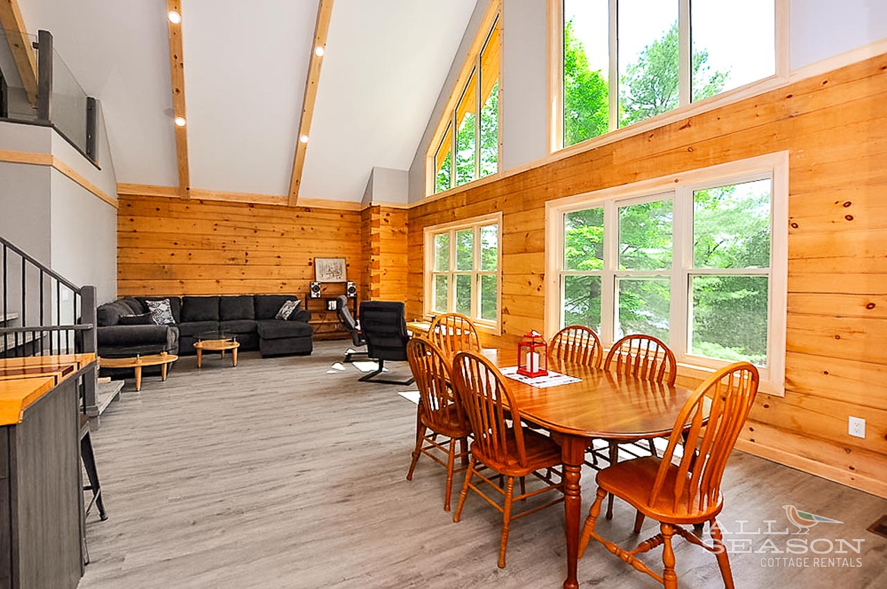 Flagstone_Open concept dining/living space