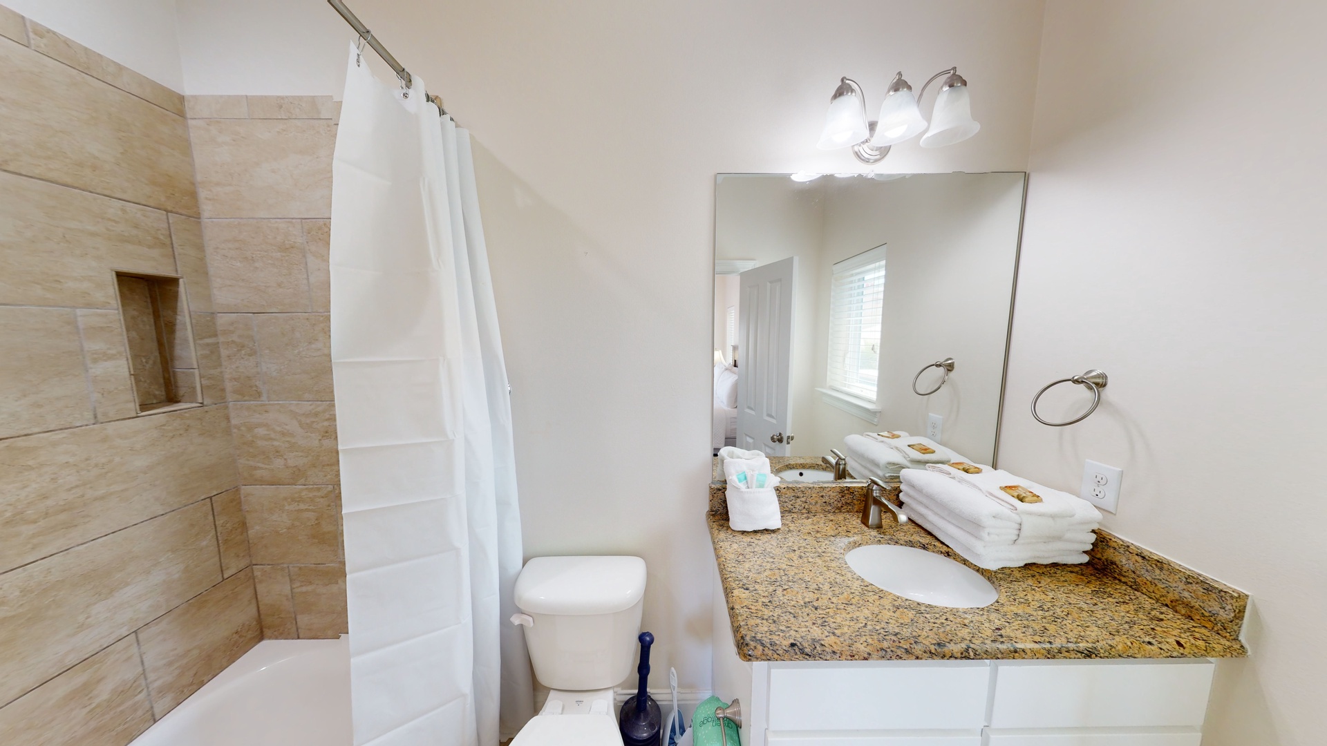 Kiran-A102-Private Master bath with a tub/shower combo