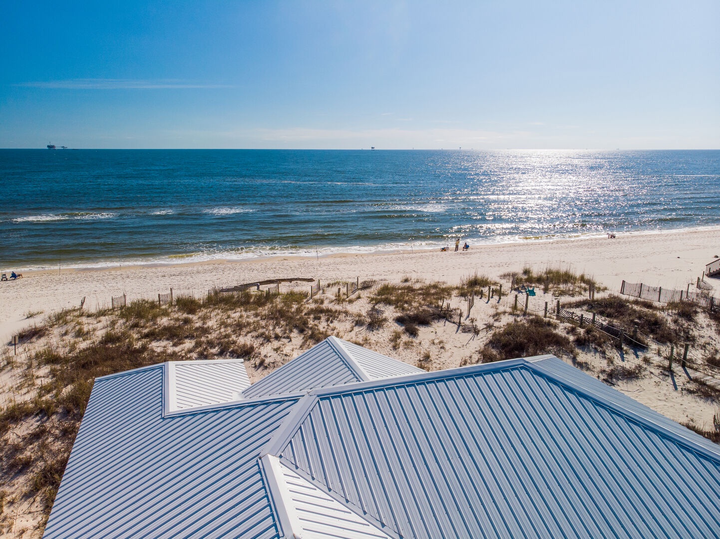 Enjoy beautiful Gulf views at this 2/2 beachfront home in Ft Morgan