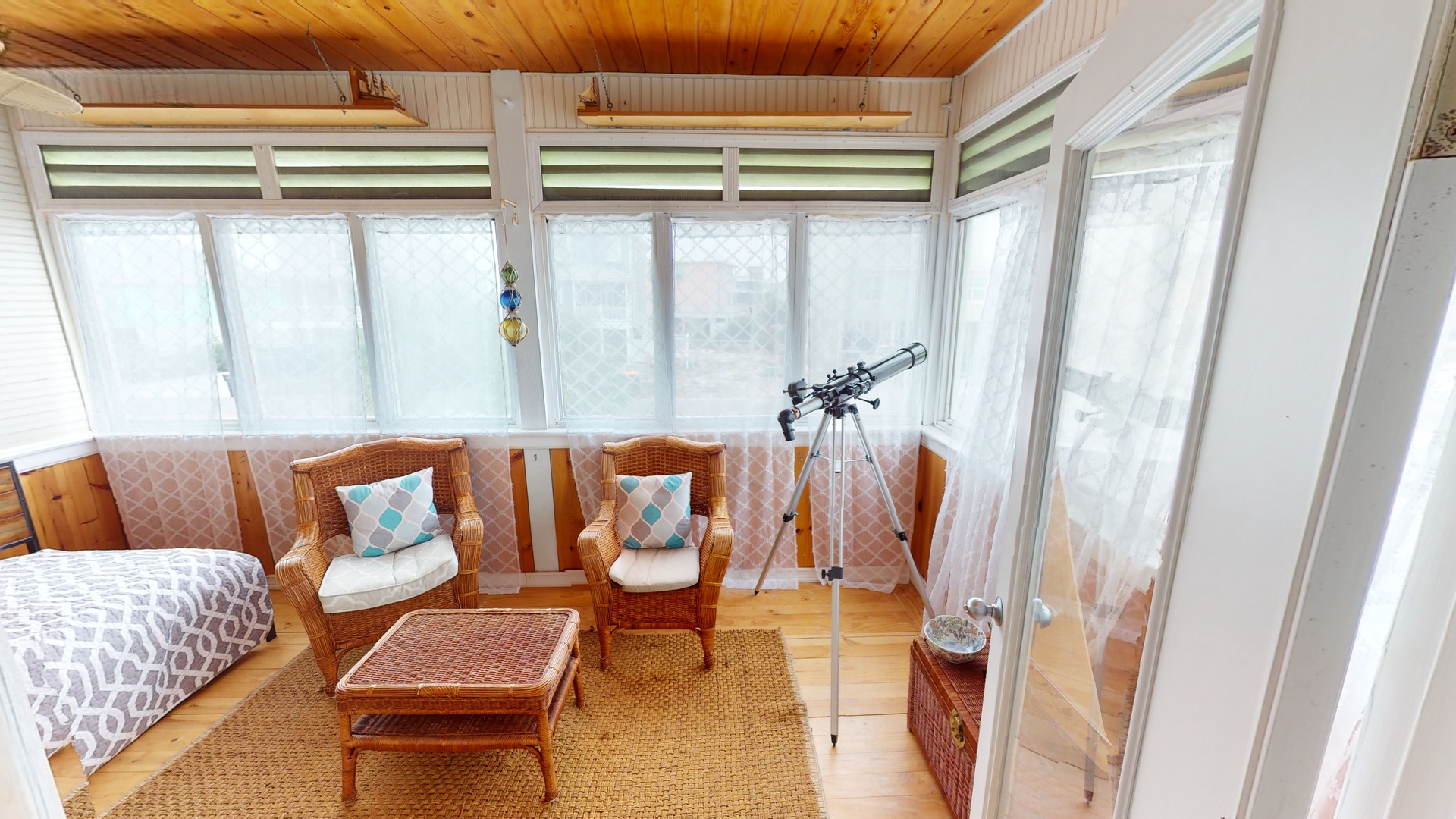Enjoy some star-gazing from the sun room