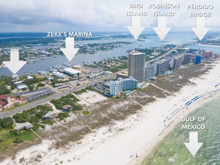Map of the Orange Beach area