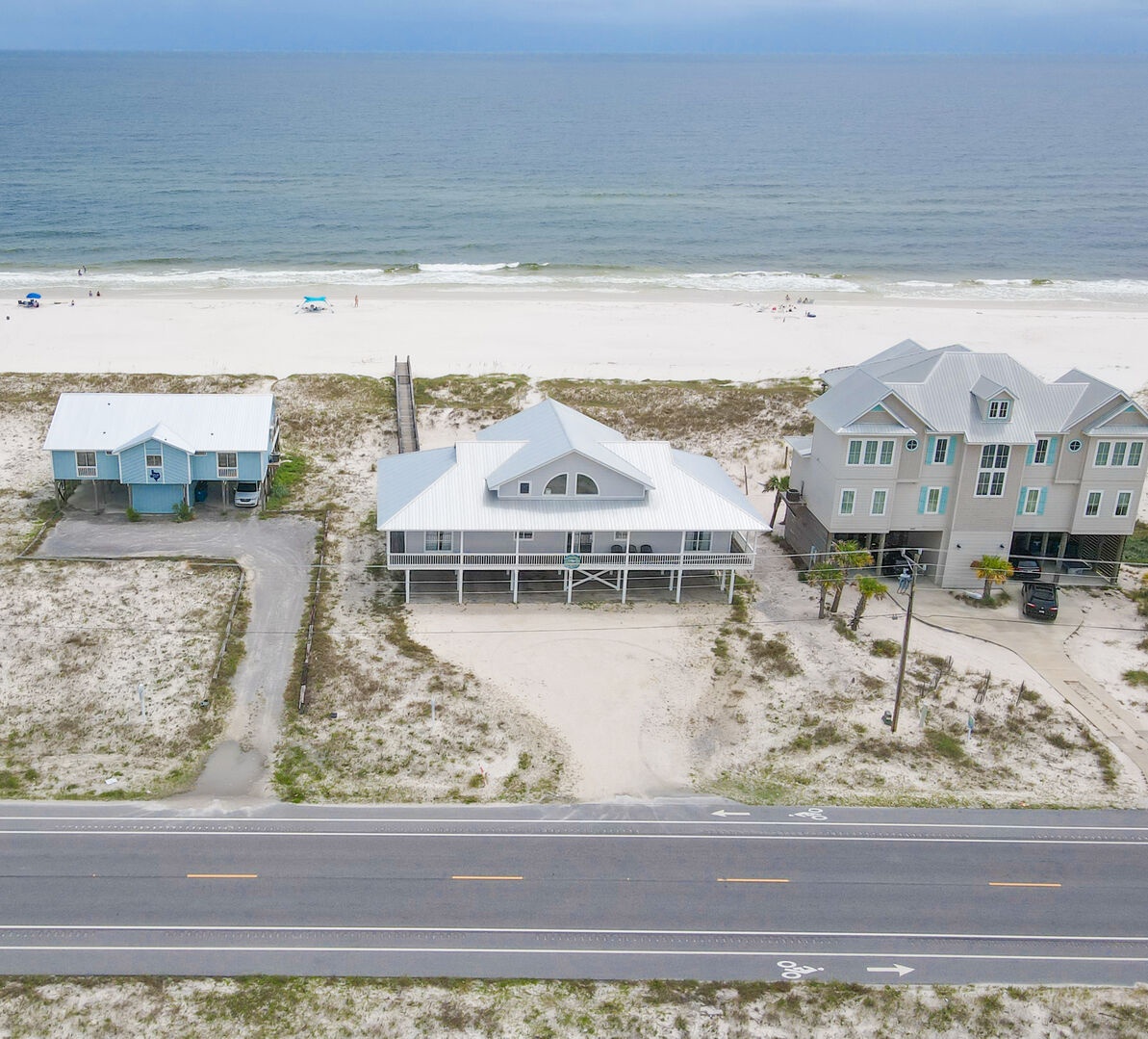 Sought after location with a private beach