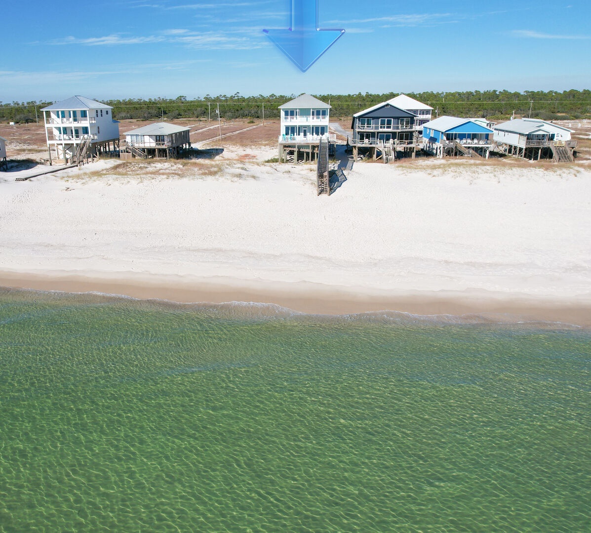 Coast is Clear is a direct beachfront home