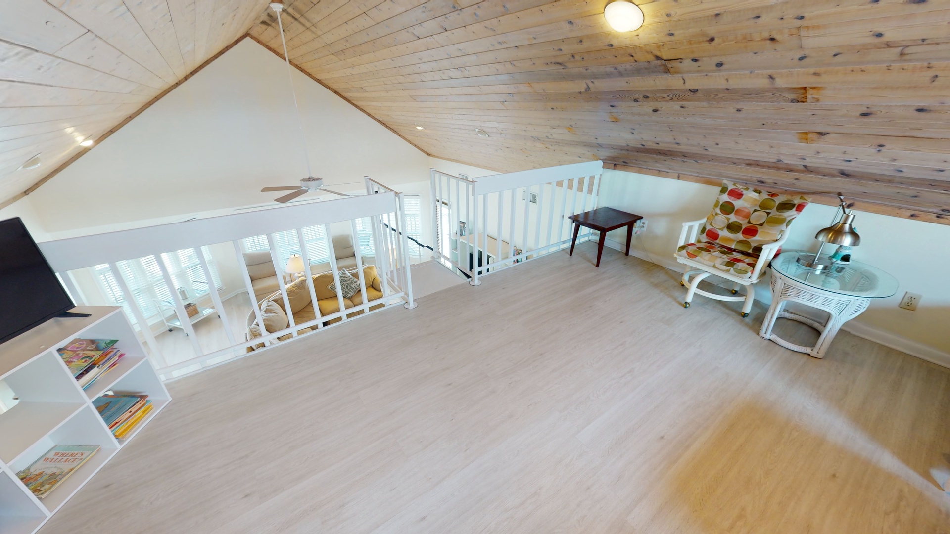 The loft is perfect for the kiddos in the group!