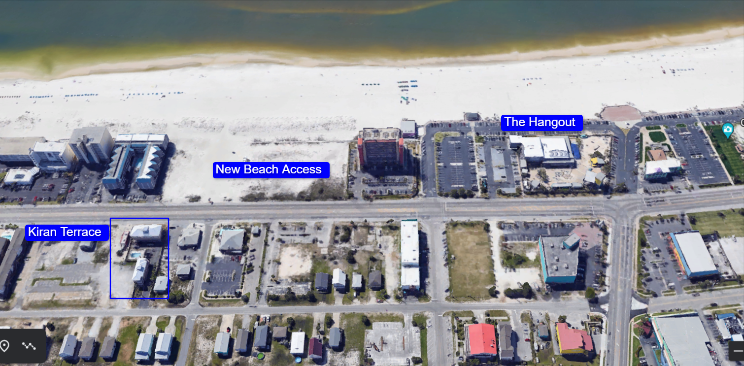 Beach access and nearby attractions