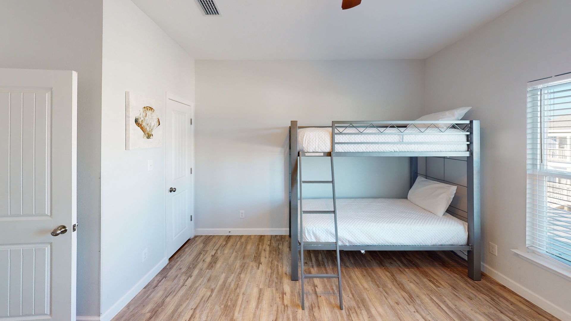 Bedroom 4 has 2 separate Twin bunk beds