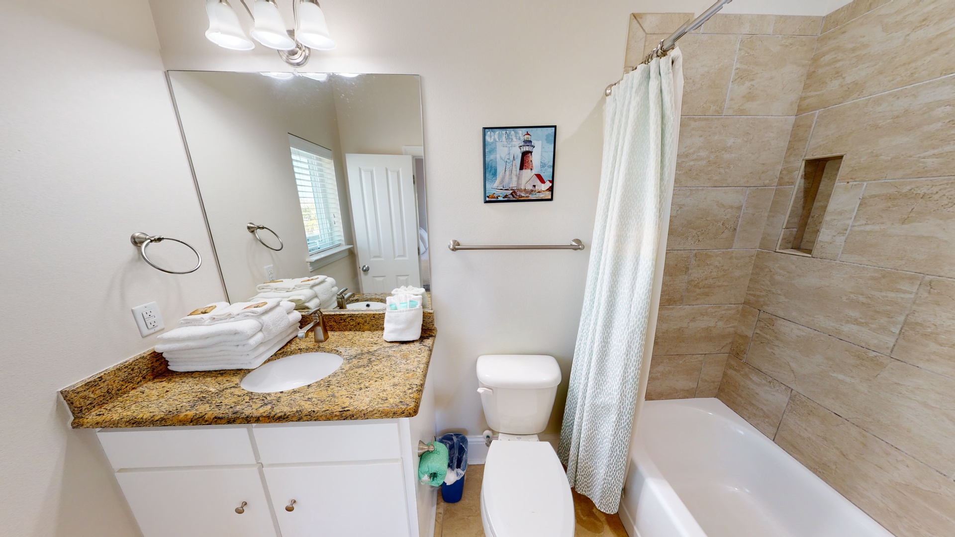 Kiran-A101-Private Master bath with a tub/shower combo