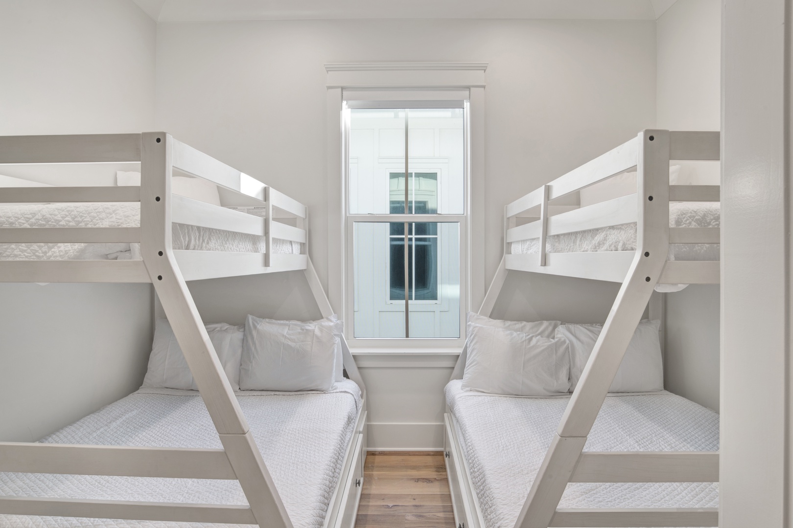 The 2nd floor Bunk room (Bedroom 6) sleeps 6 in 2 Twin over Full bunk beds