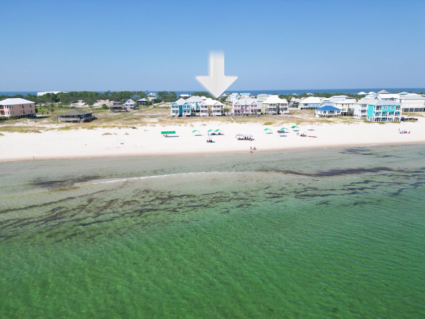 View of Beach Mouse East from the Gulf