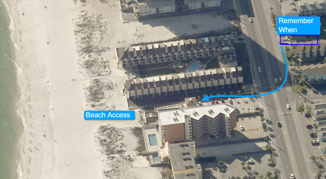 Beach access map