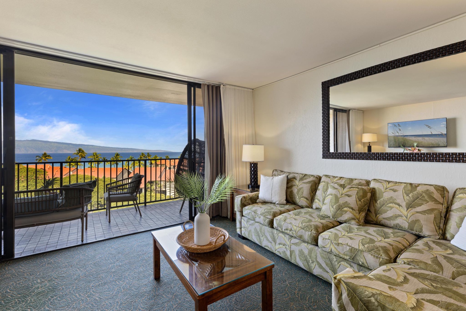Ocean view from the living room