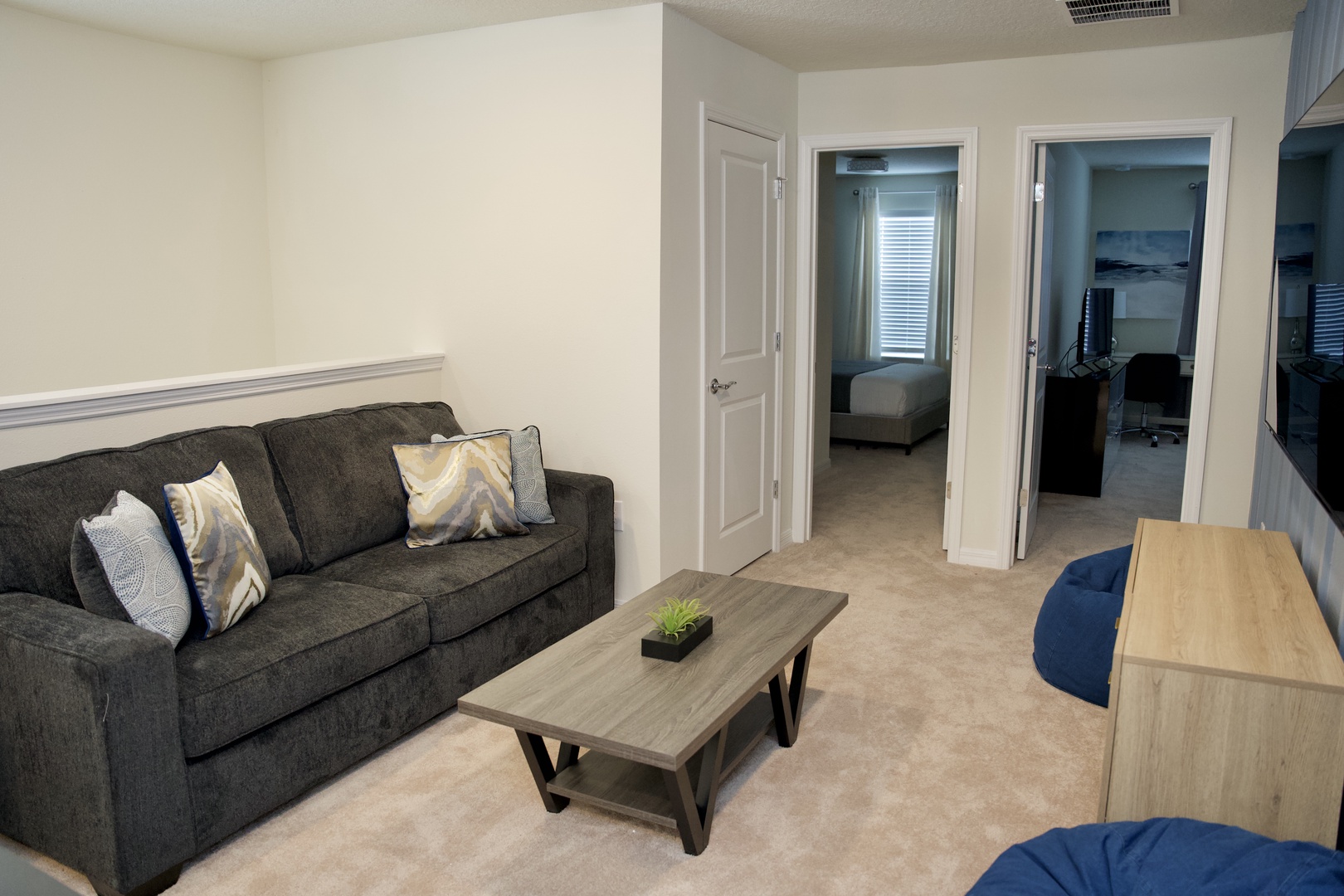 living space upstairs
