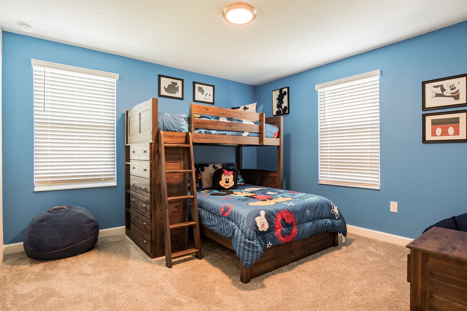 bedroom 8 mickey mouse themed +TV