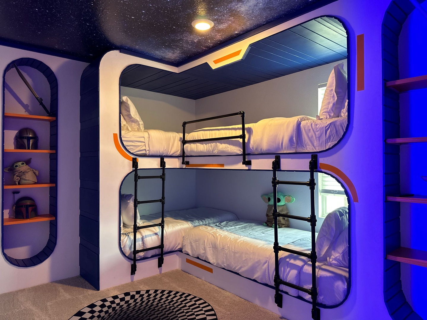 star wars double bunk bed bedroom