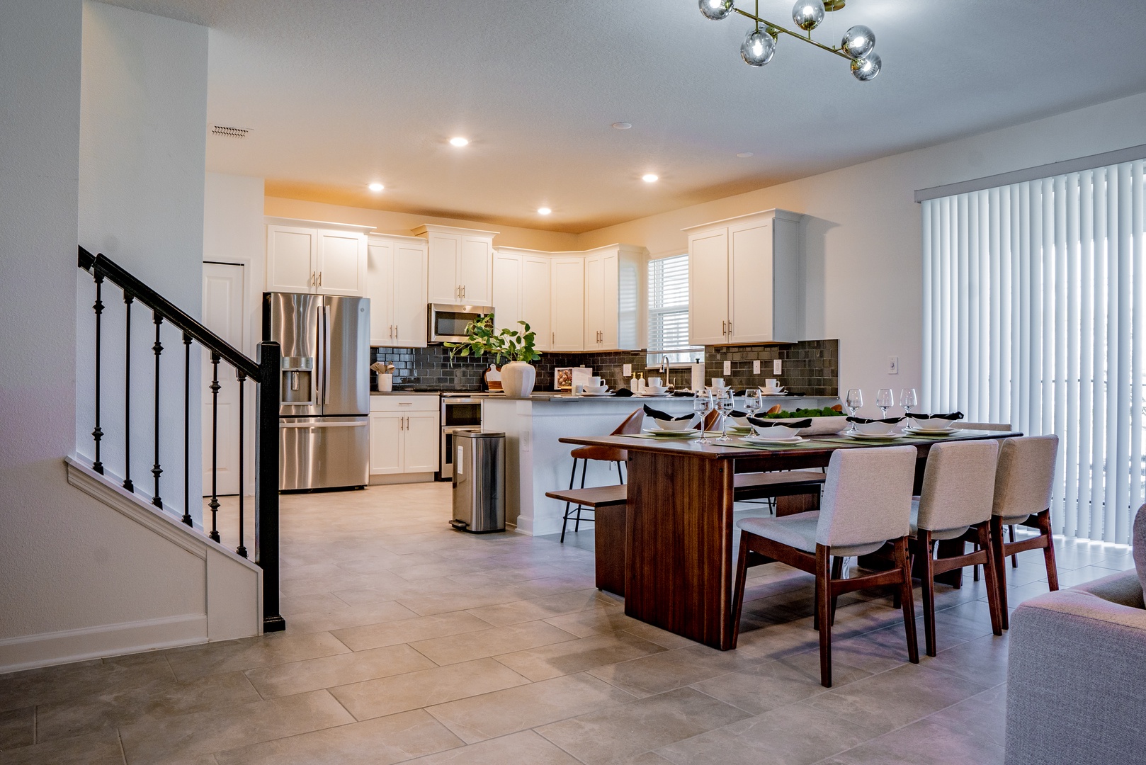 Kitchen and dining space