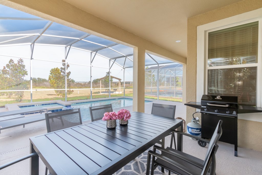 Patio dining table