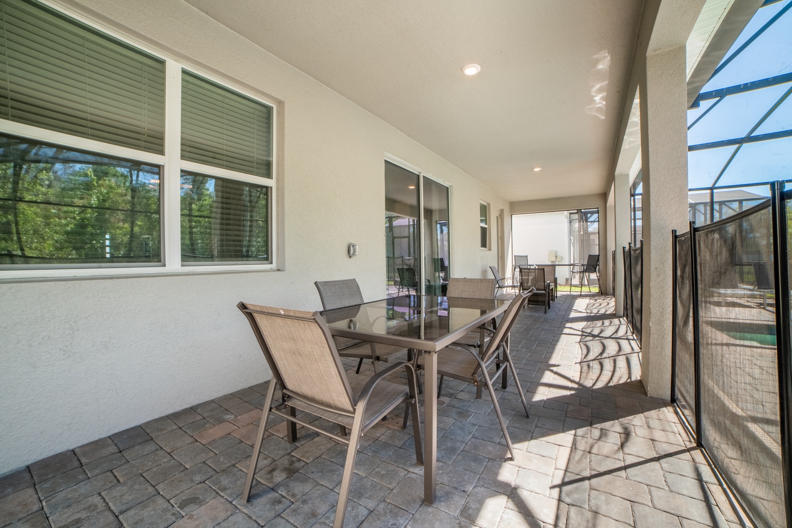 Patio dining table