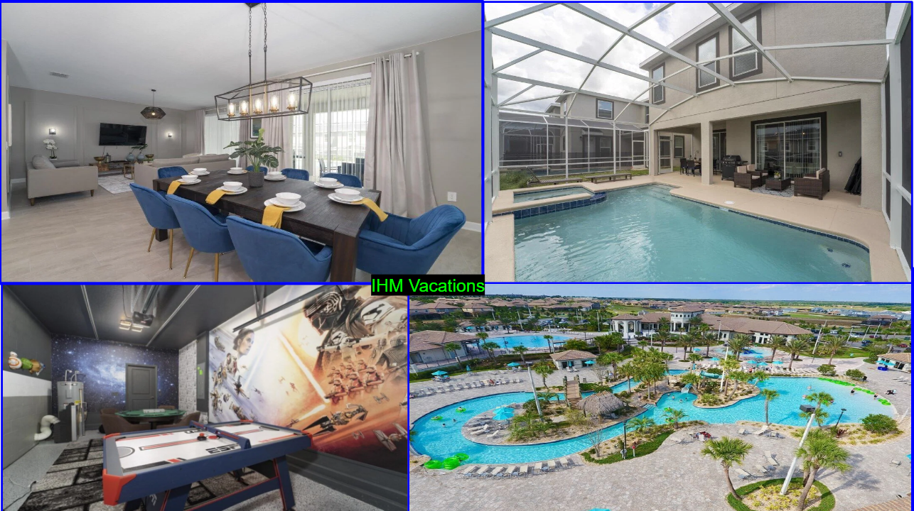 Beautiful luxury 6 BD 5 bath with private pool and hot tub 284