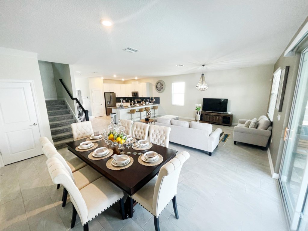 Living Room and Dining Room