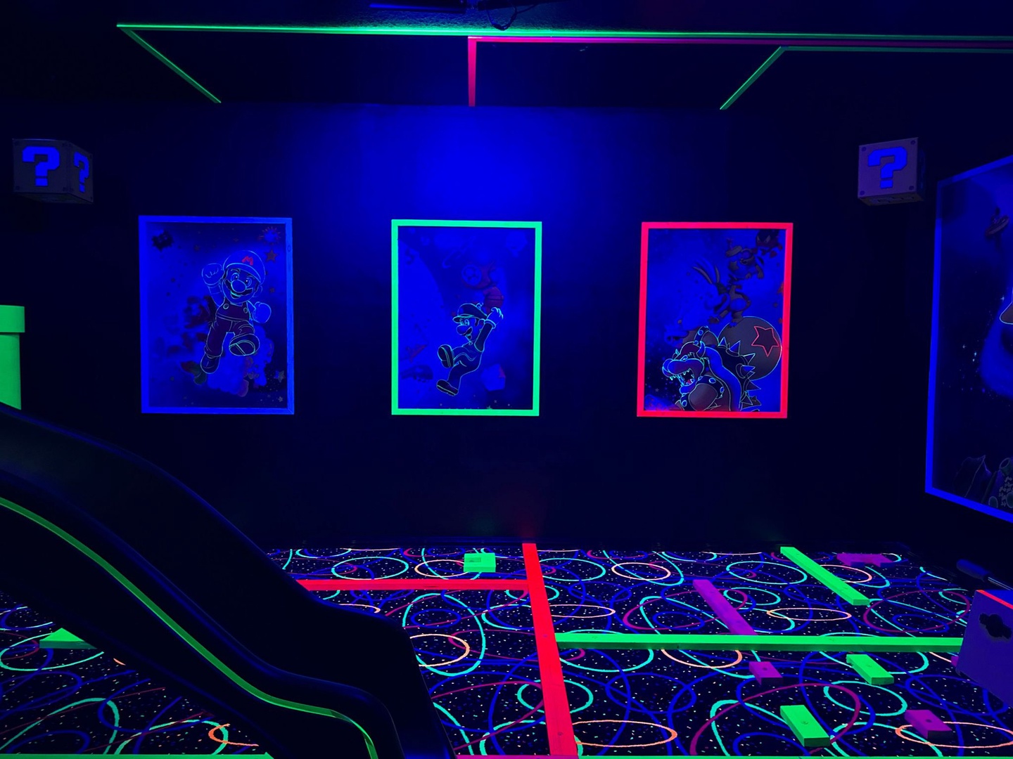 super mario themed room