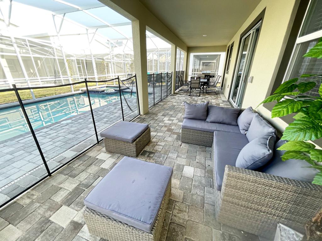 Living room on the patio