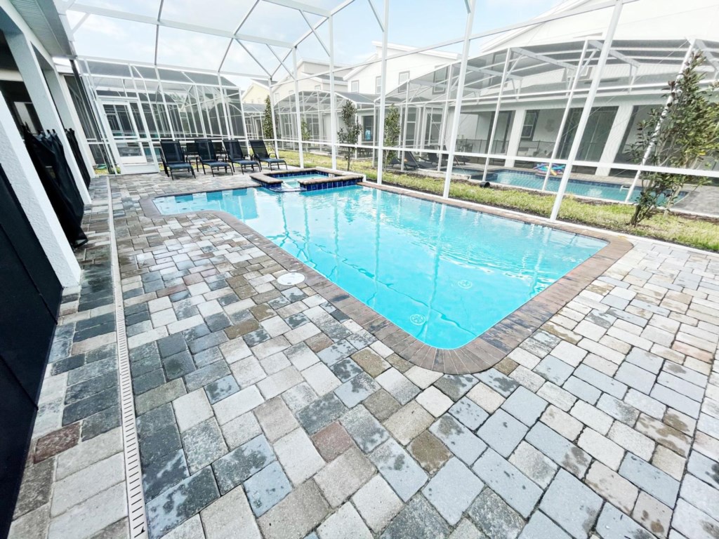 Patio and Pool area