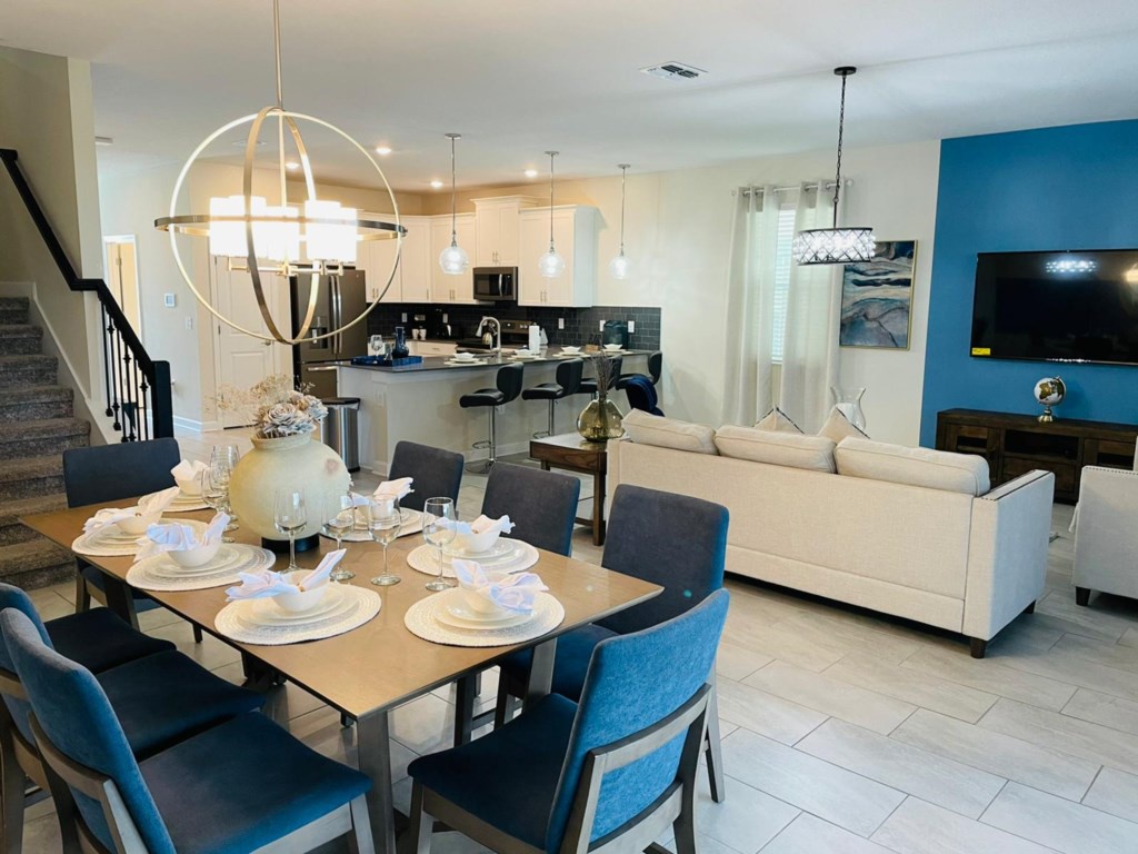 Dining Room and Living Room