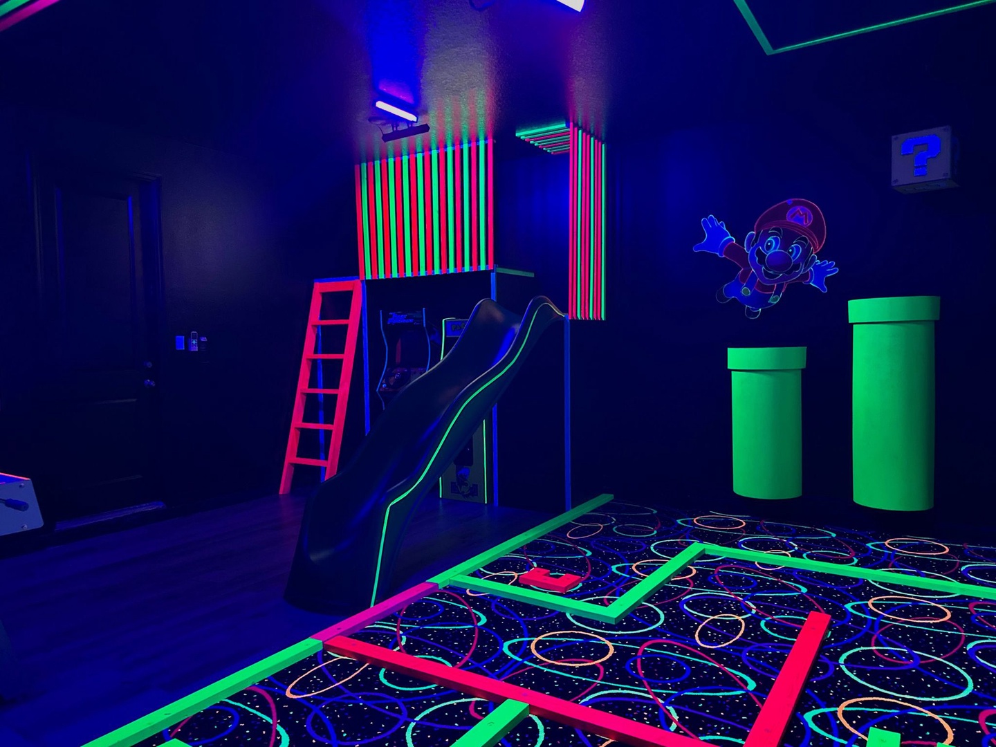 super mario themed room