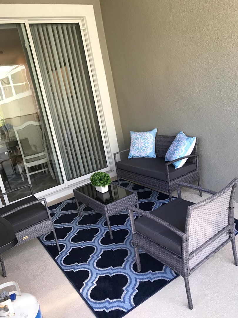 Patio dining table