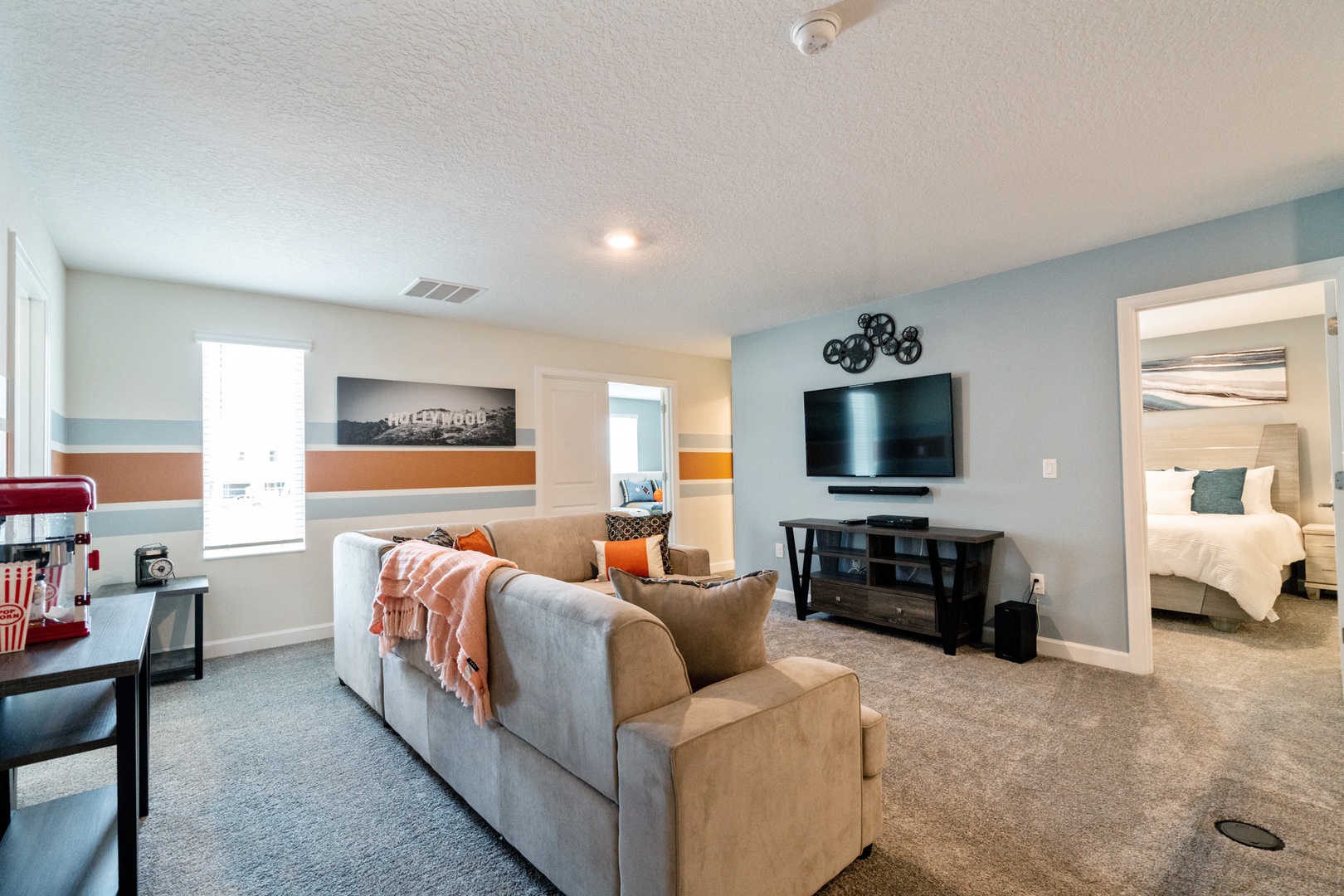 Family Room Upstairs + TV