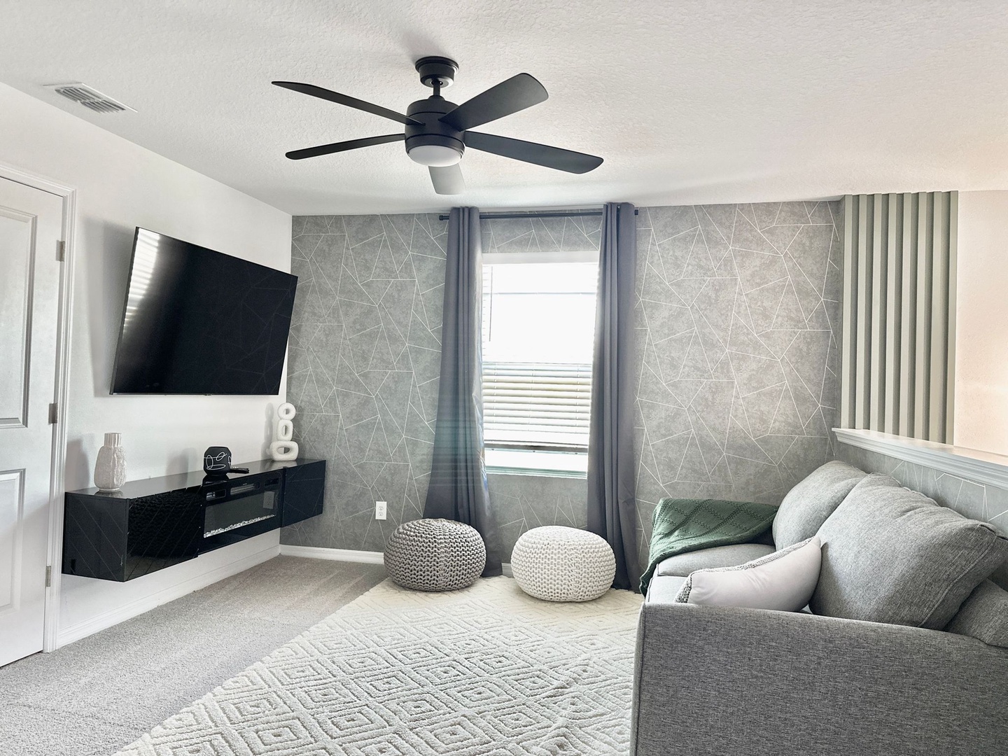 second floor living room area