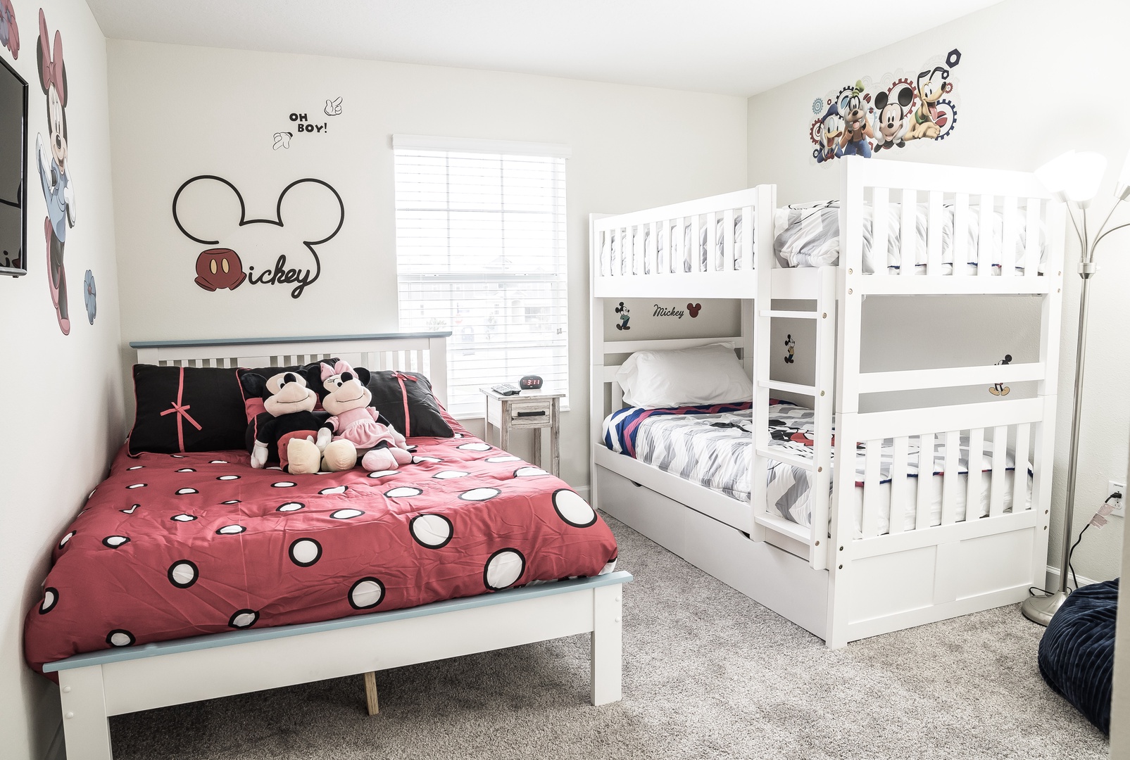 bedroom 1 mickey mouse themed