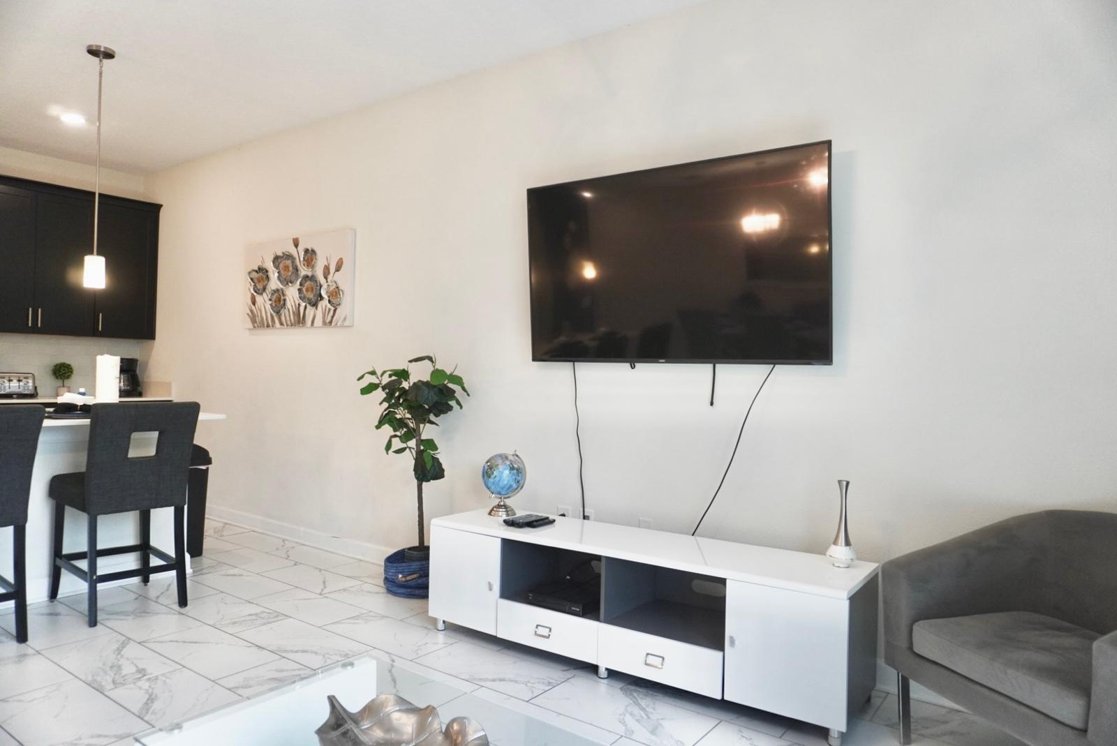 Living Room with smart TV 2