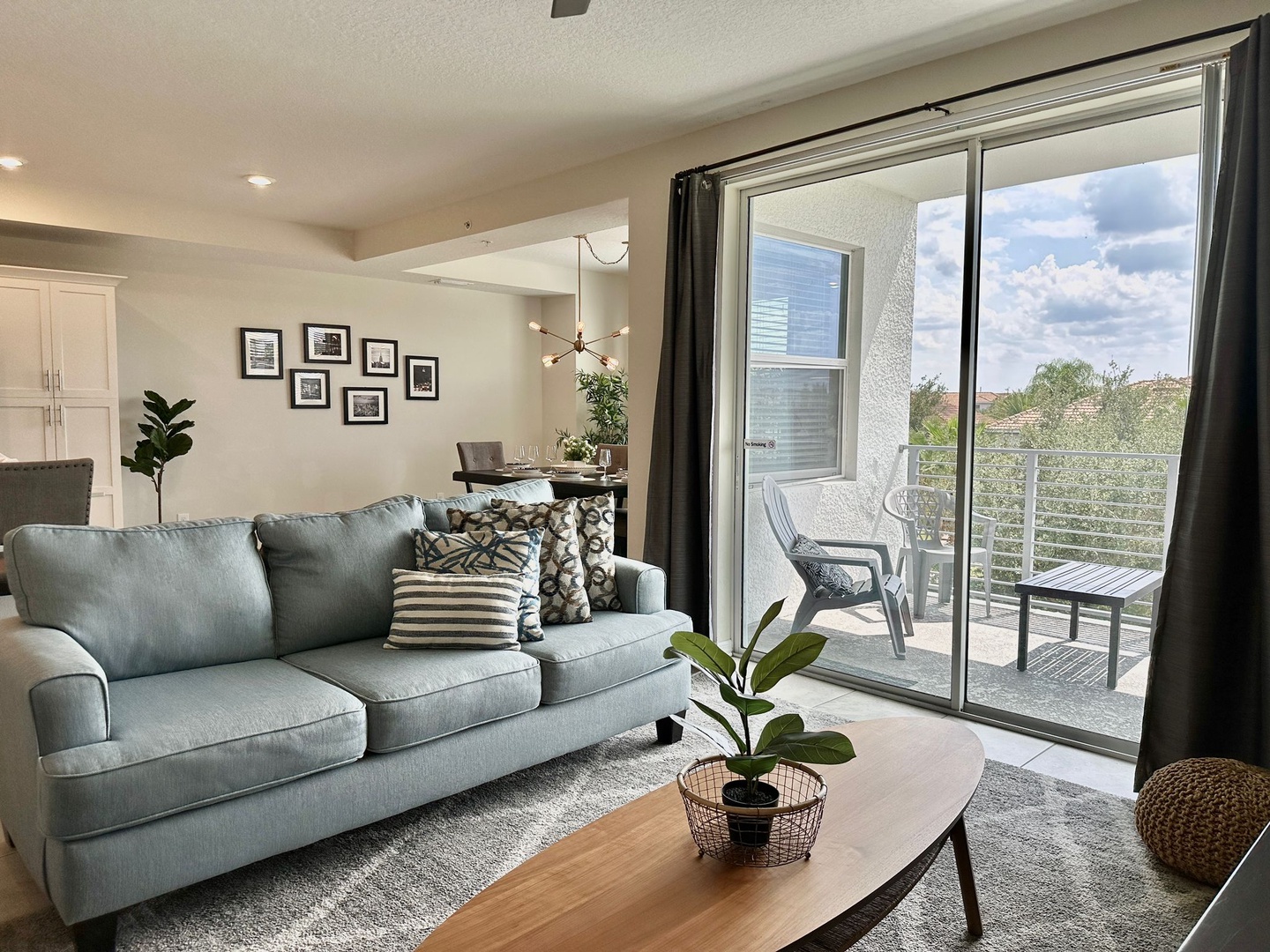 living room patio sliding door