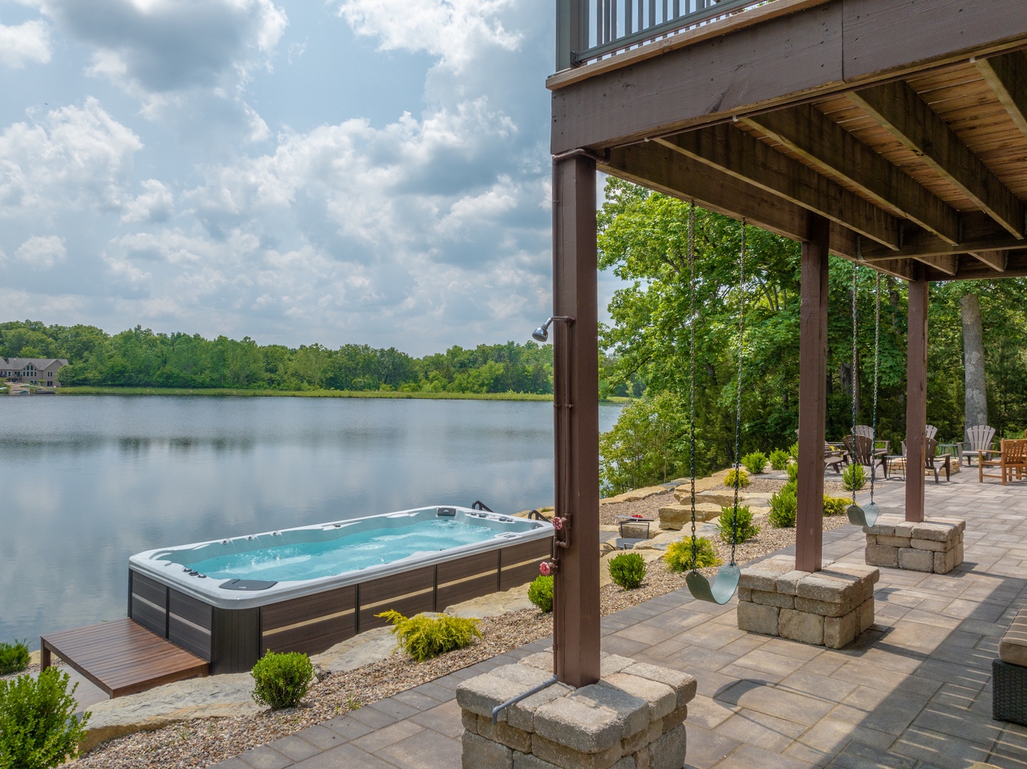 New 16' Swim spa & Hot Tub combo