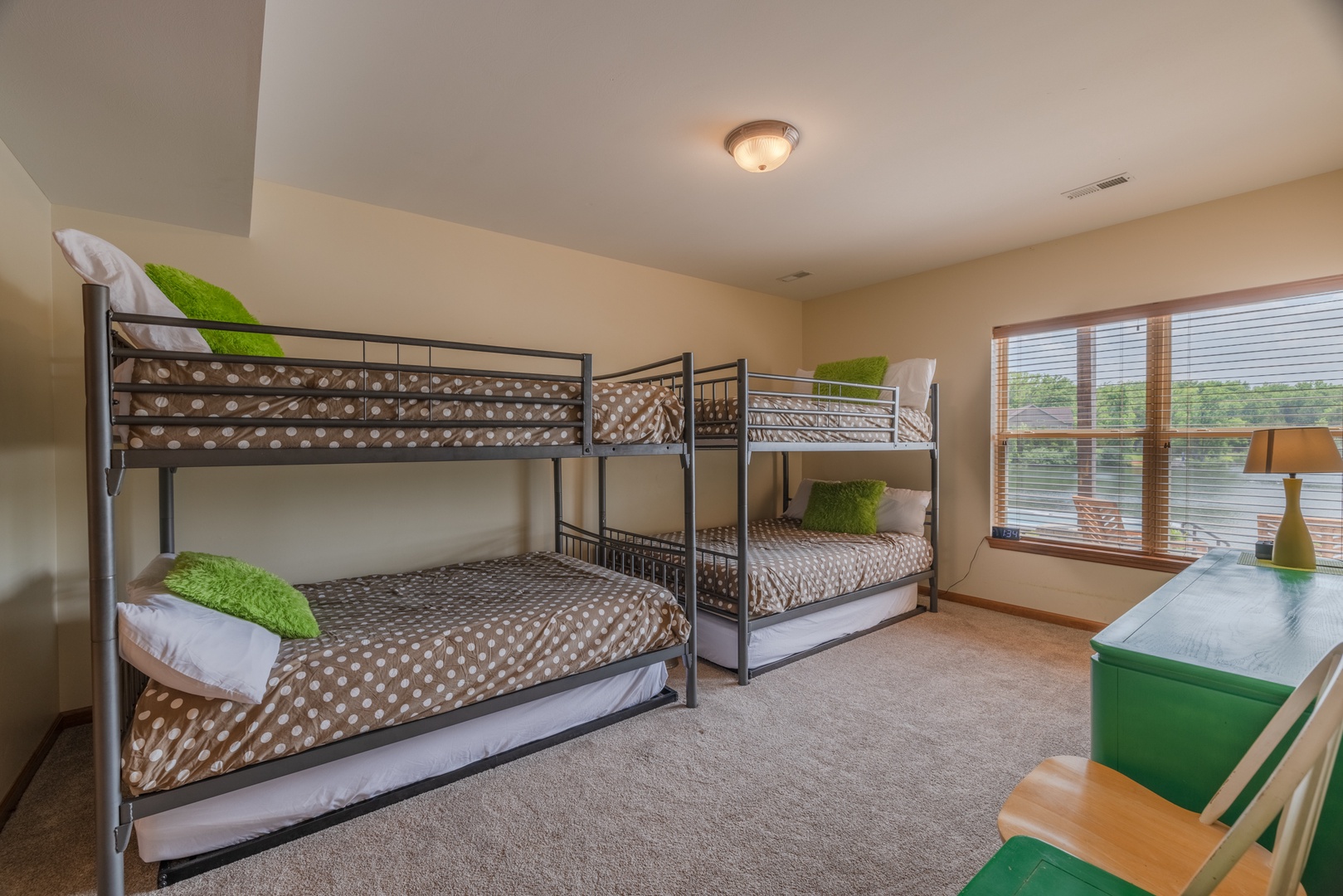 Bedroom 5 - The bunk room provides the ultimate sleepover space! Sleep in comfort on two twin beds, and four double beds