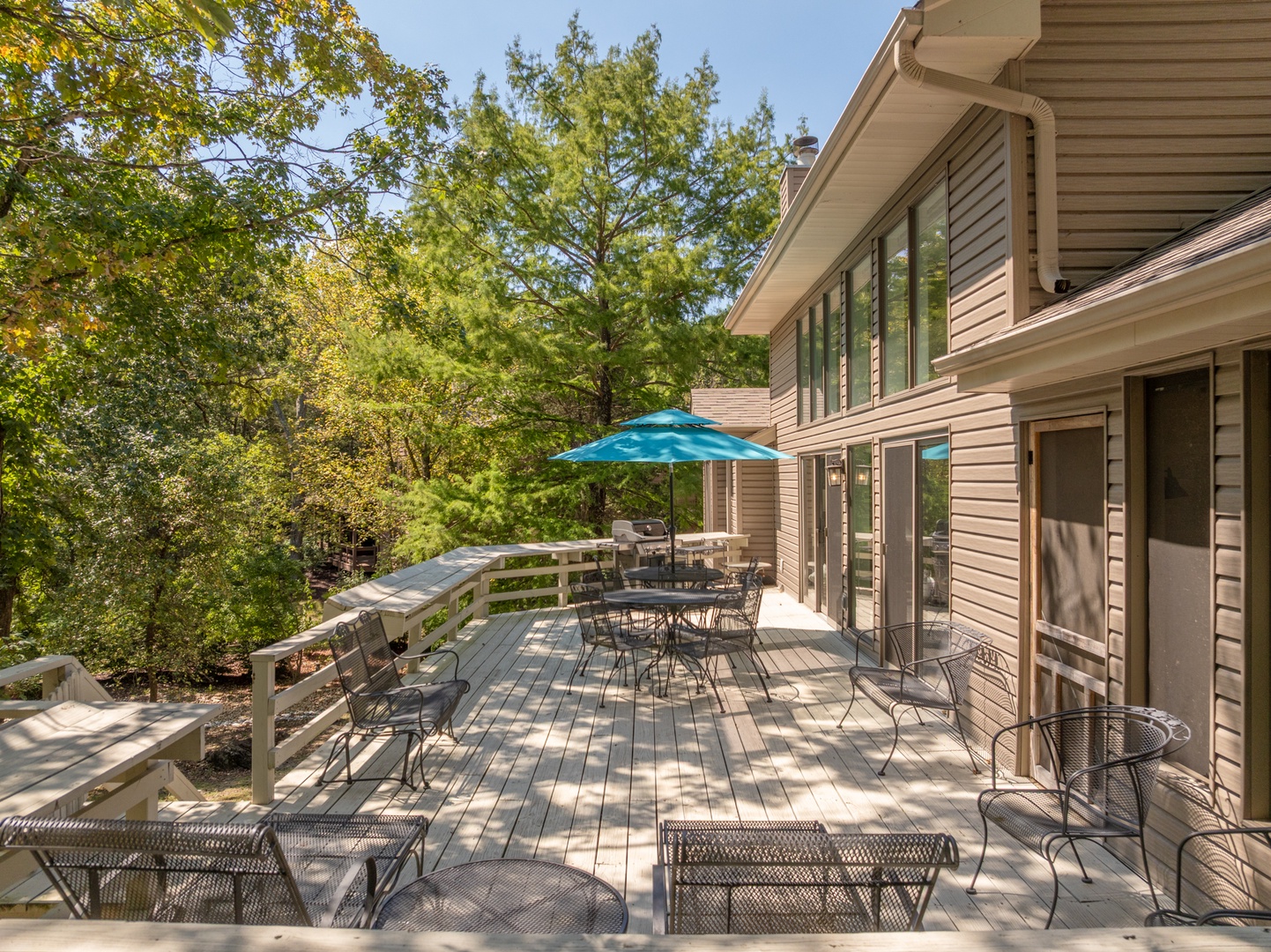 Take in the stunning Innsbrook views from the expansive upper level deck