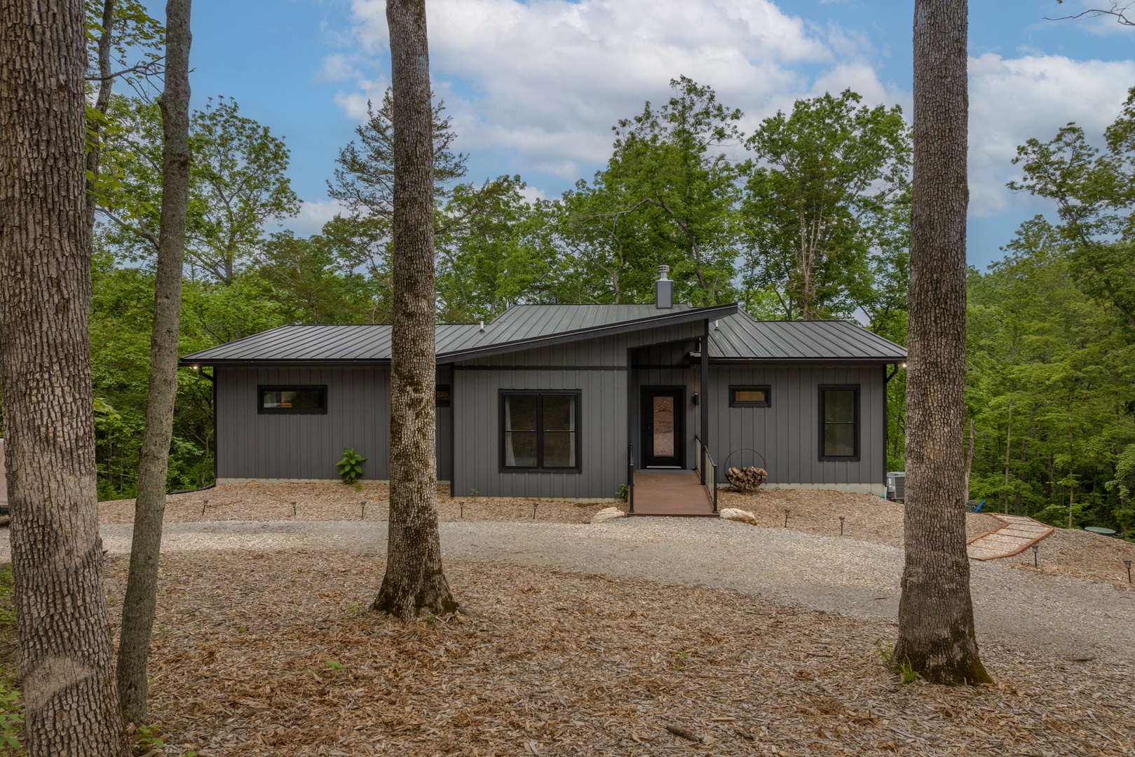 Front entrance of the treehouse