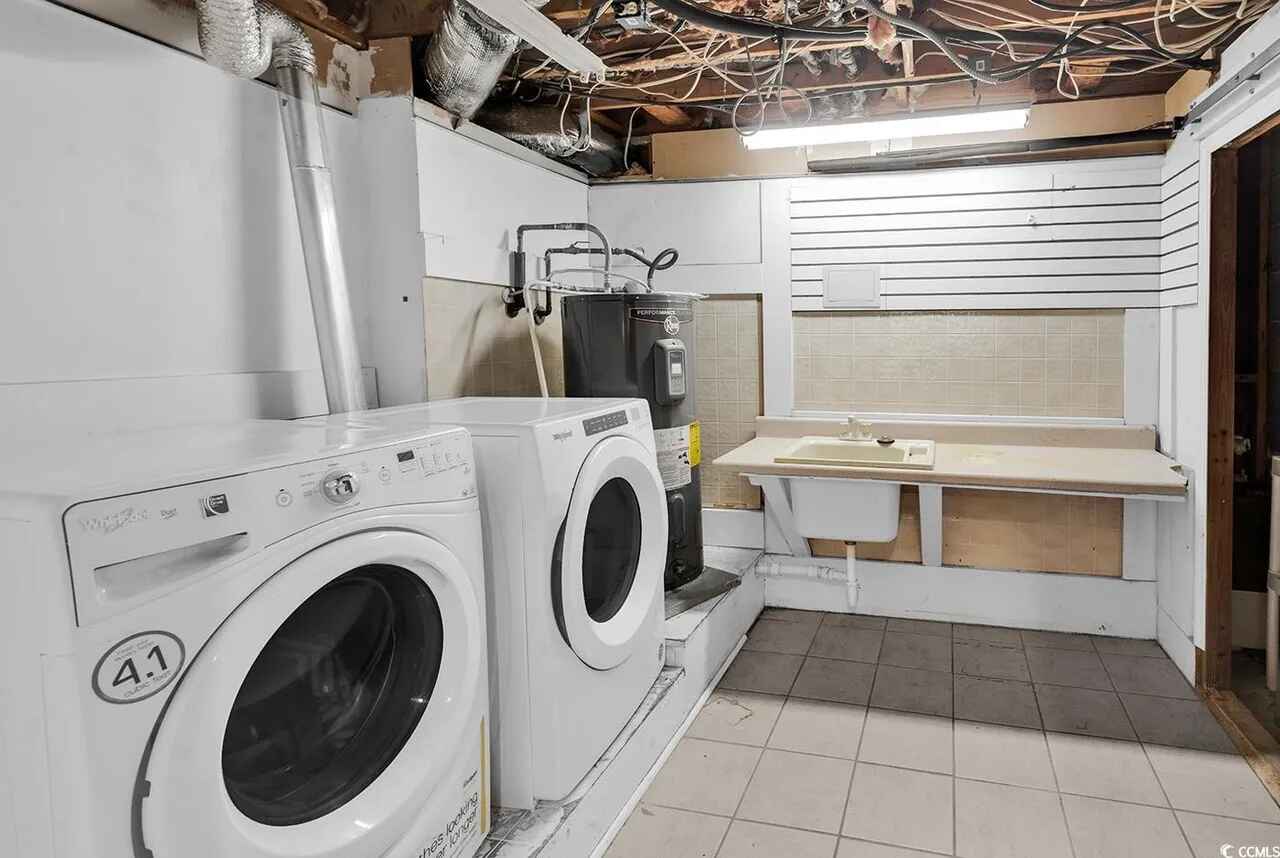 Your dedicated laundry space keeps your clothes fresh throughout your stay, with modern machines and convenient workspace.
